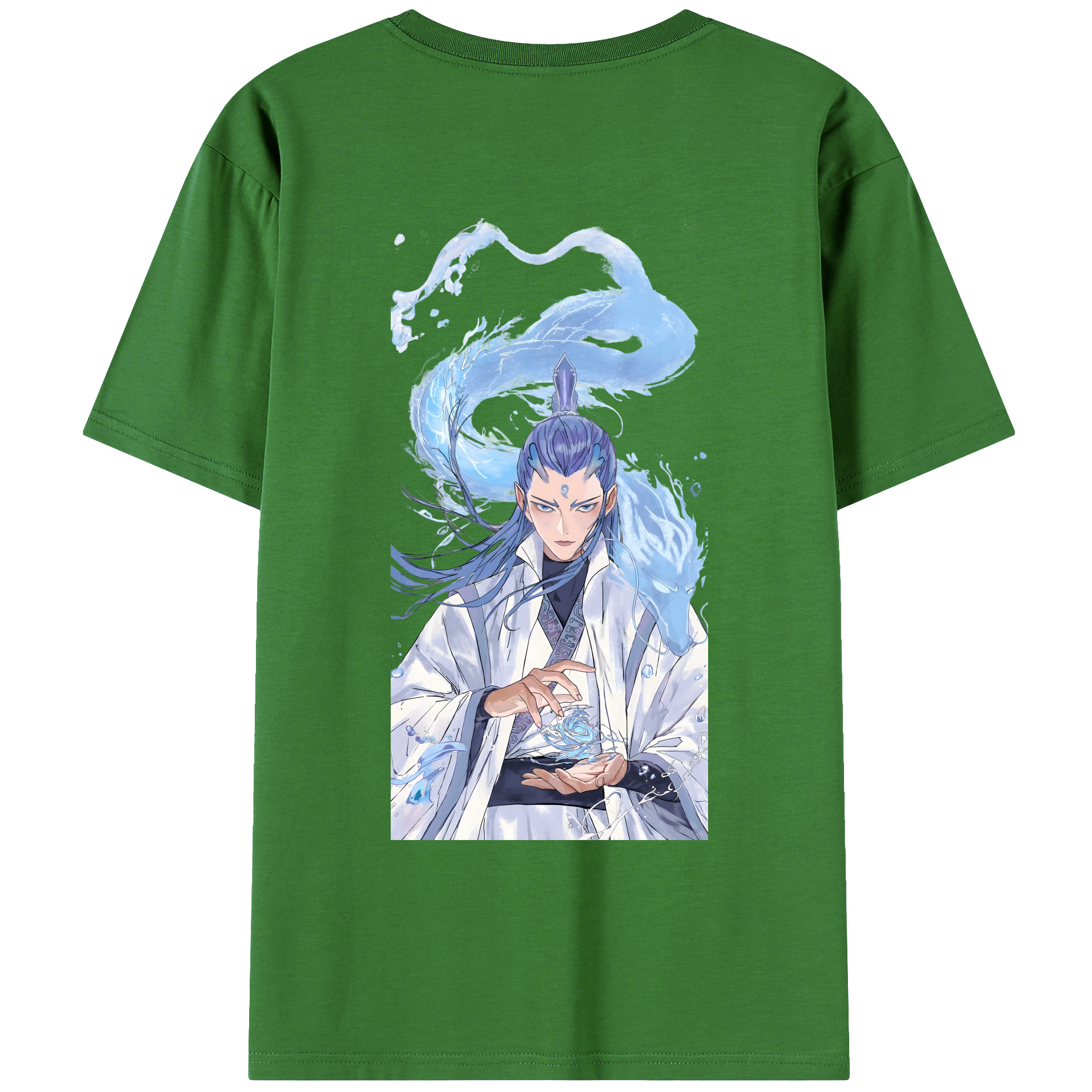 （画像用） Ne Zha 2 ナタ 魔童の大暴れ レディース半袖Tシャツ(バックプリント)